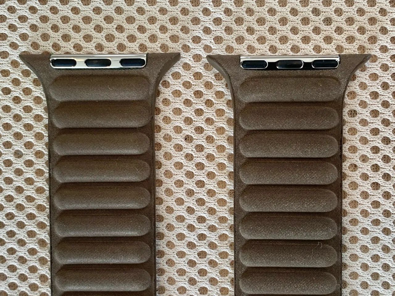 Pulseira Apple Watch FineWoven 46mm Elos Nova - Foto 4