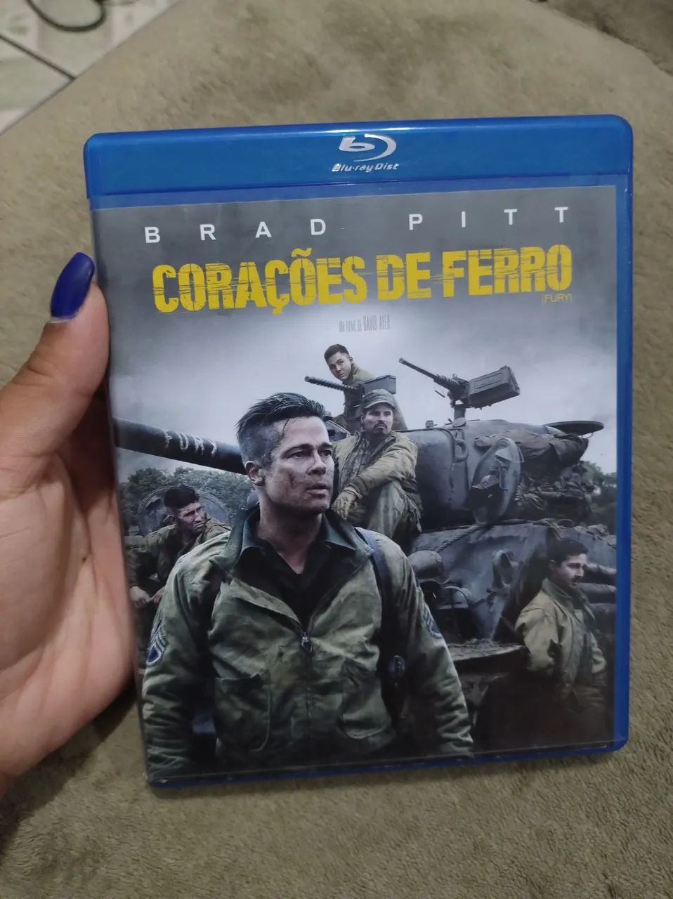 Coração de ferro com Brad Pitt 