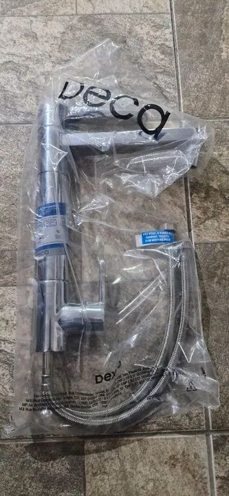 Misturador Monocomando de Mesa com Filtro para Cozinha Twin Cromado<br>Twin - Foto 2