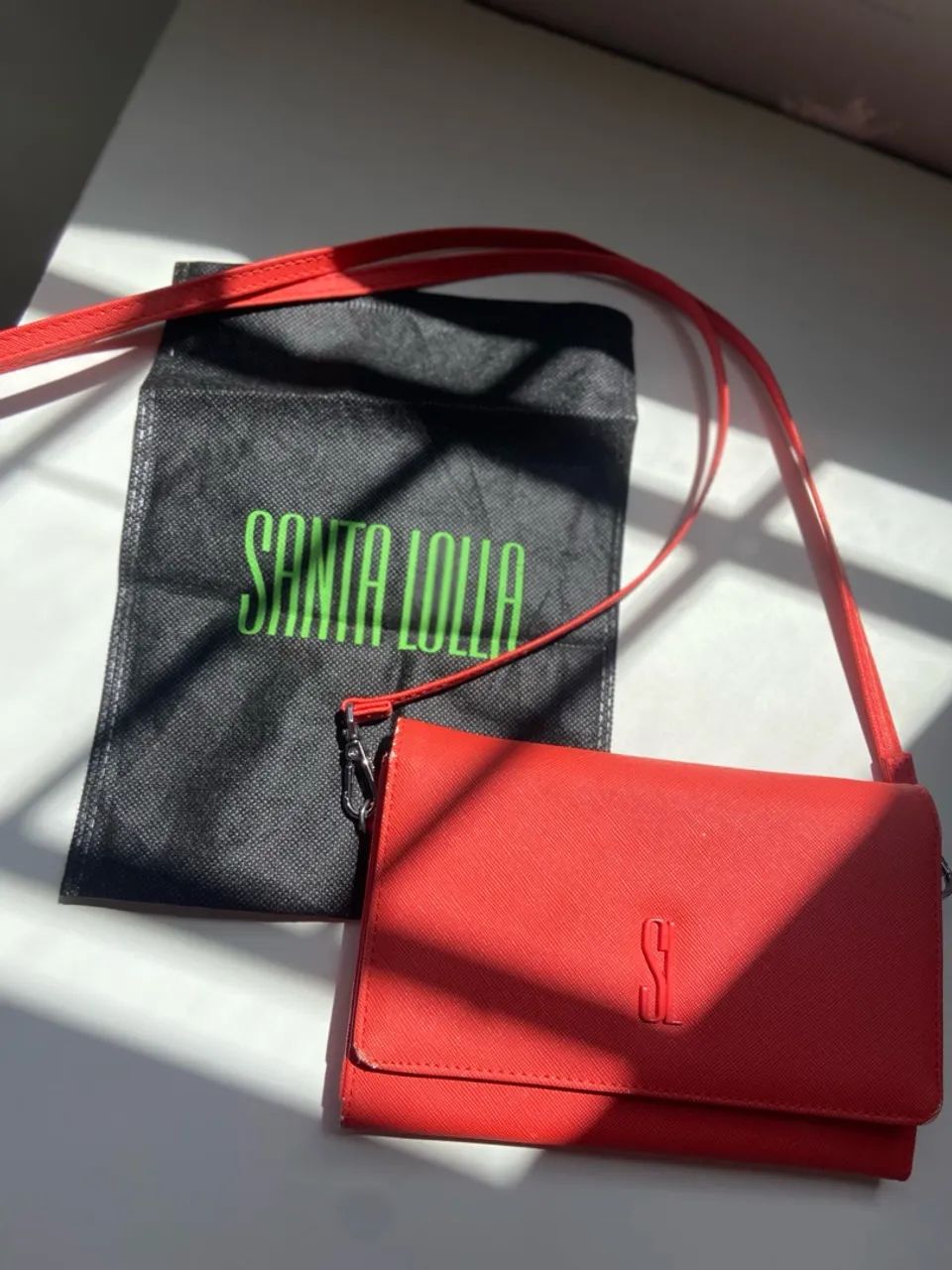 Bolsa Santa Lolla Vermelha com Alça Transversal - Foto 5