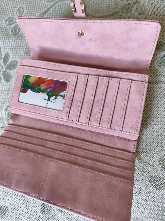 Carteira feminina rosa - nova - Foto 3