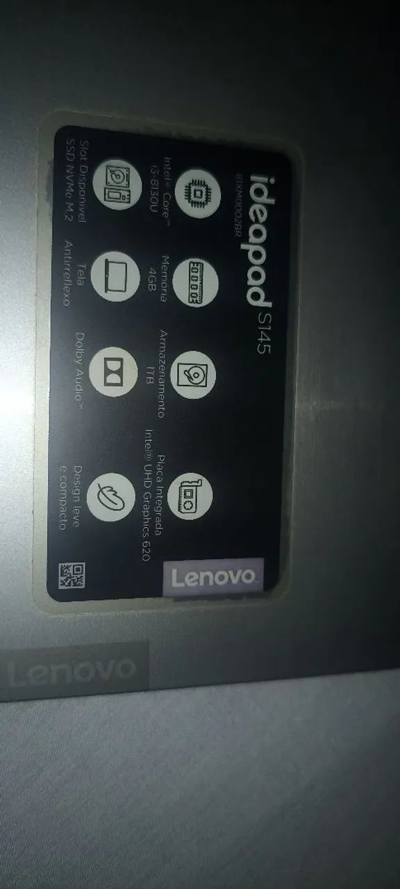 Notebook Lenovo ideapad S145 Core I3 8th 1TB Win11 - Foto 4
