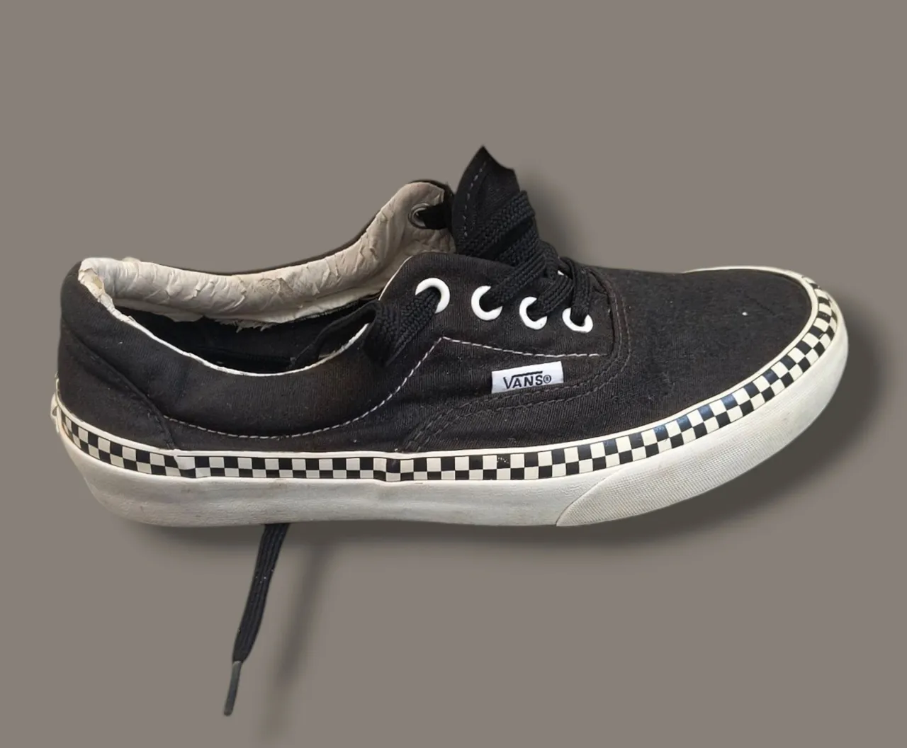 Tênis Vans Era ?Check Foxing? Importado Original Tamanho 36 - Em Ótimo Estado