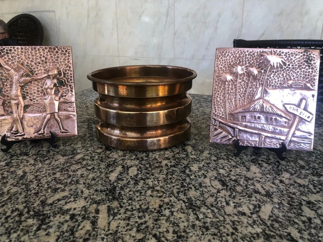 Objetos de decoração 