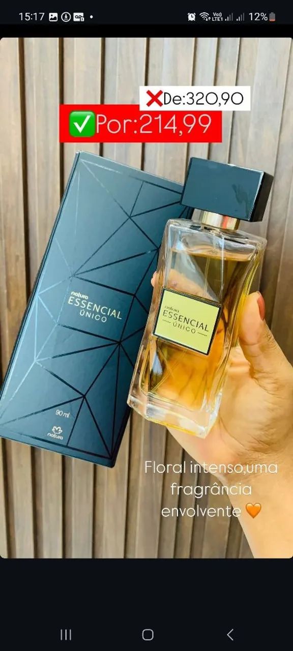 Perfume Natura disponível a pronta entrega 
