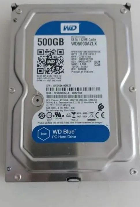 HD 500GB com Windows 10pro original 