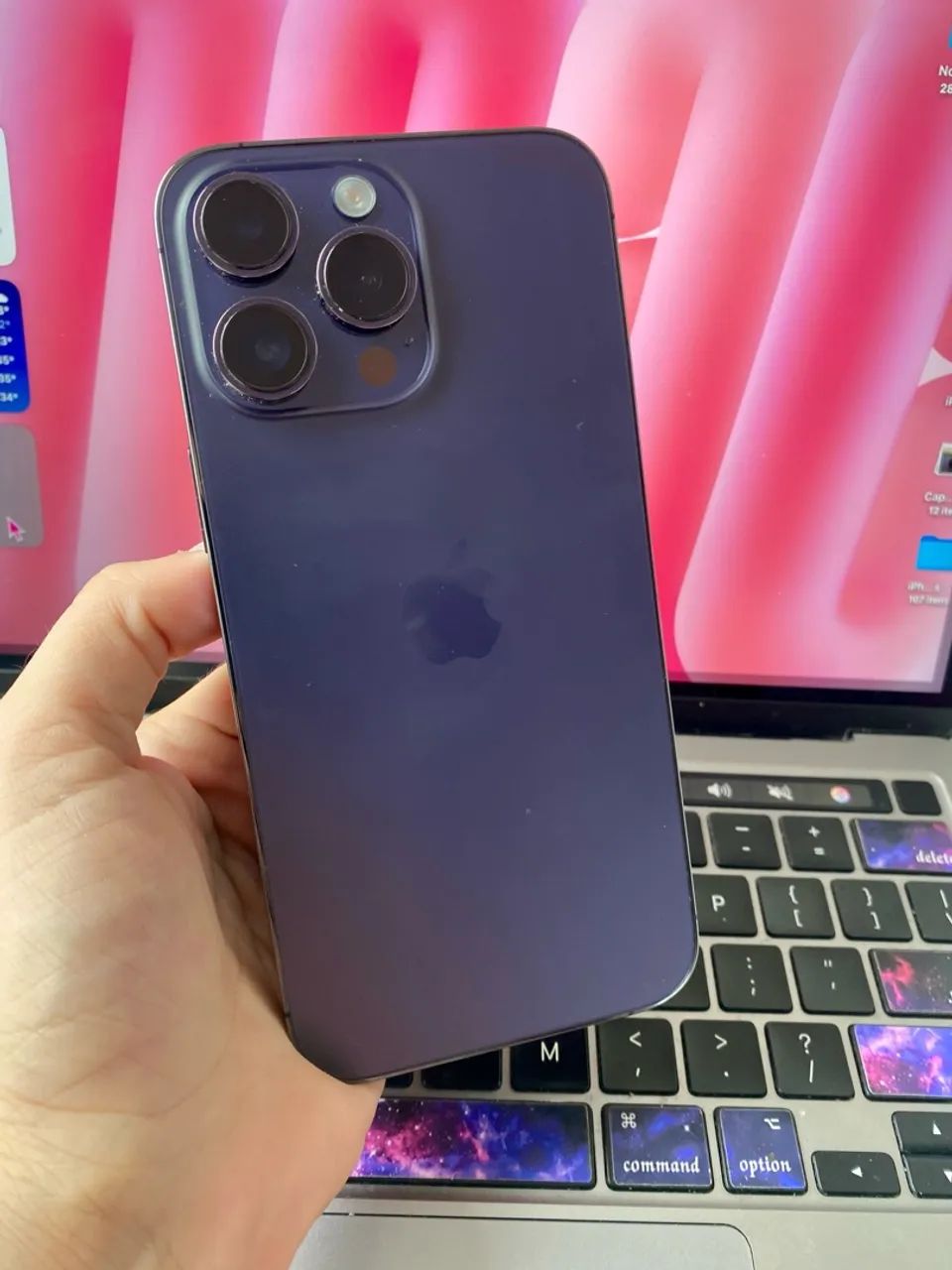 iPhone 14 Pro Max 128Gb Roxo semi novo - Foto 4