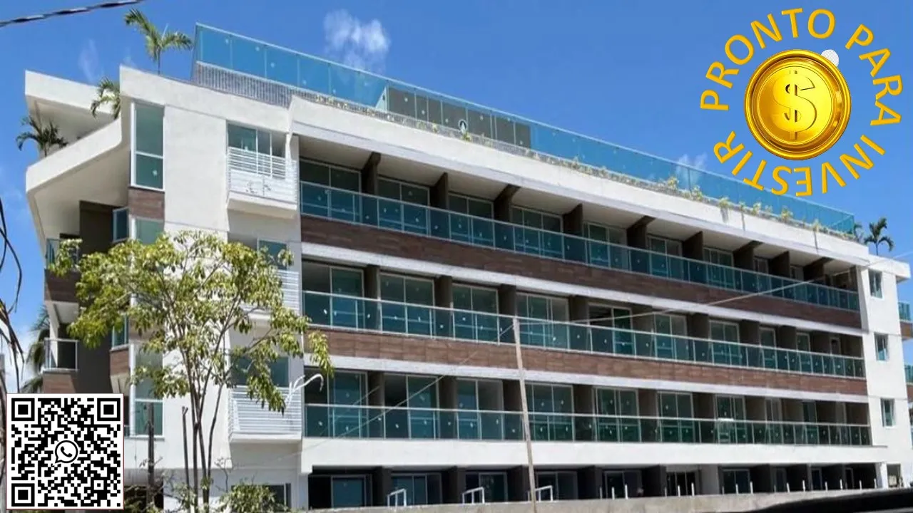 PORTO DE GALINHAS - Flat 34 m² sendo 1 quarto a 2 quadras do centro e 2 da praia