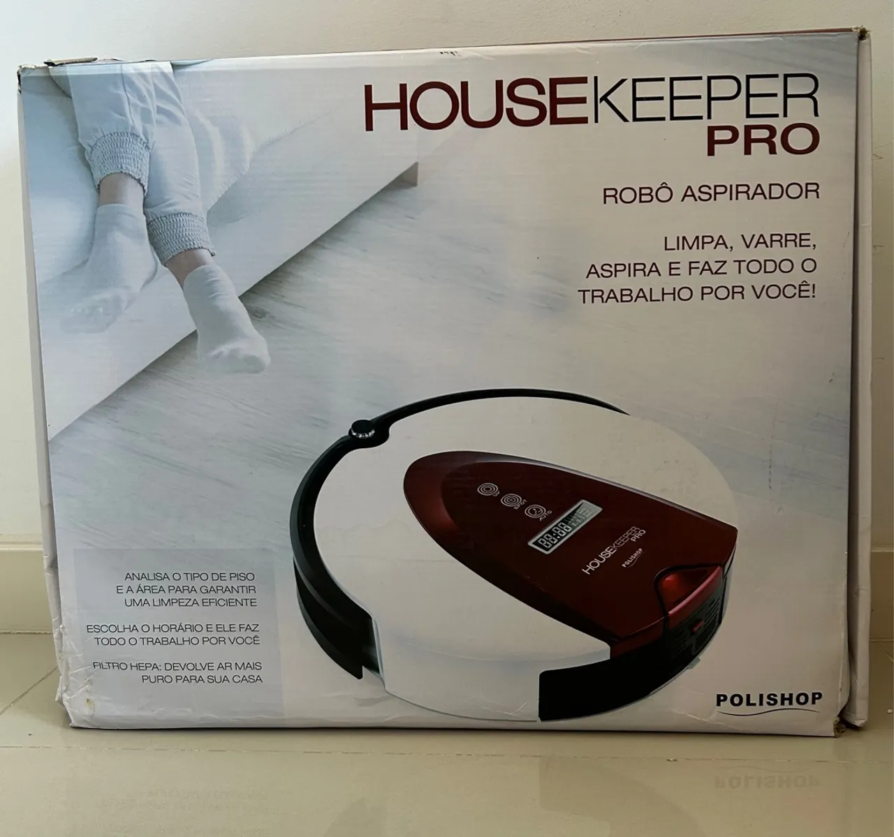 Robô Aspirador Housekeeper Pro - Polishop