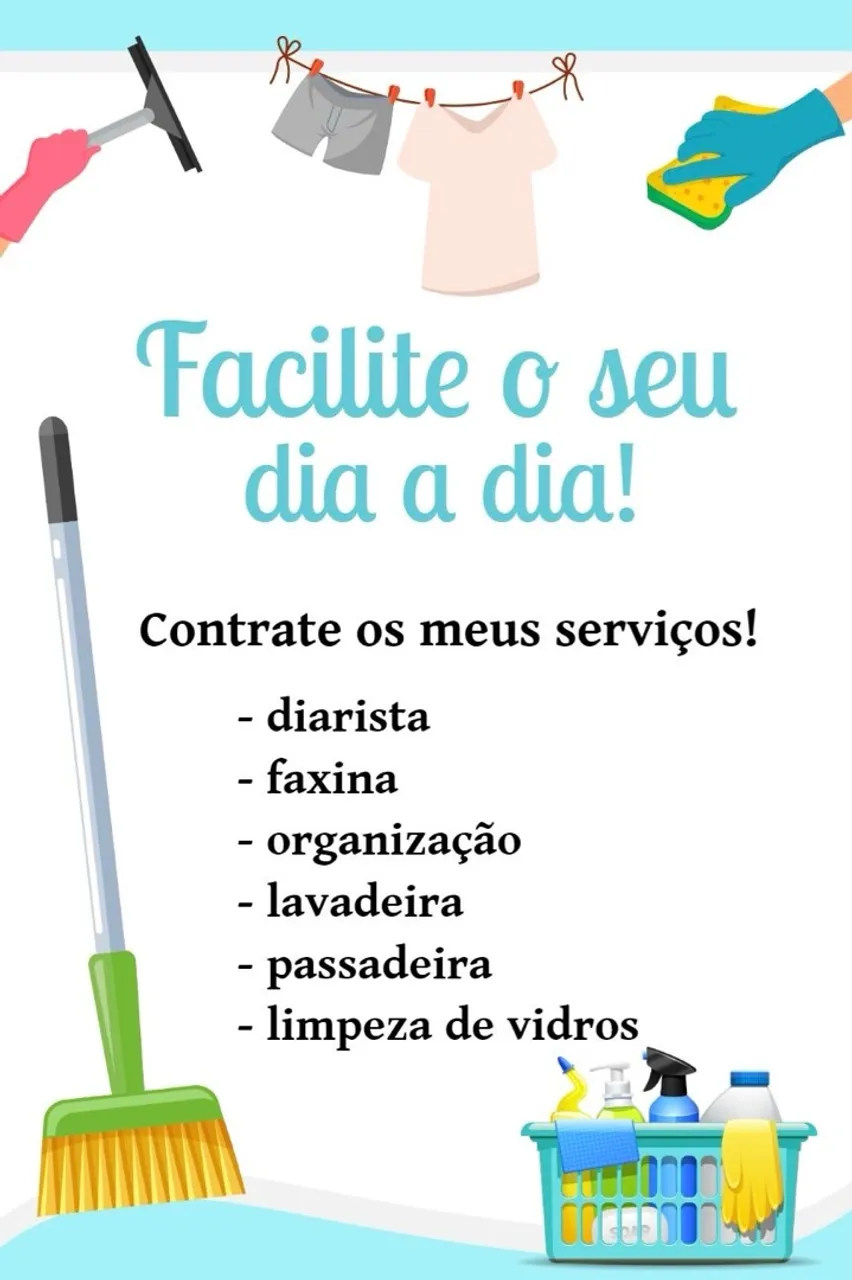 faxinas e diarias