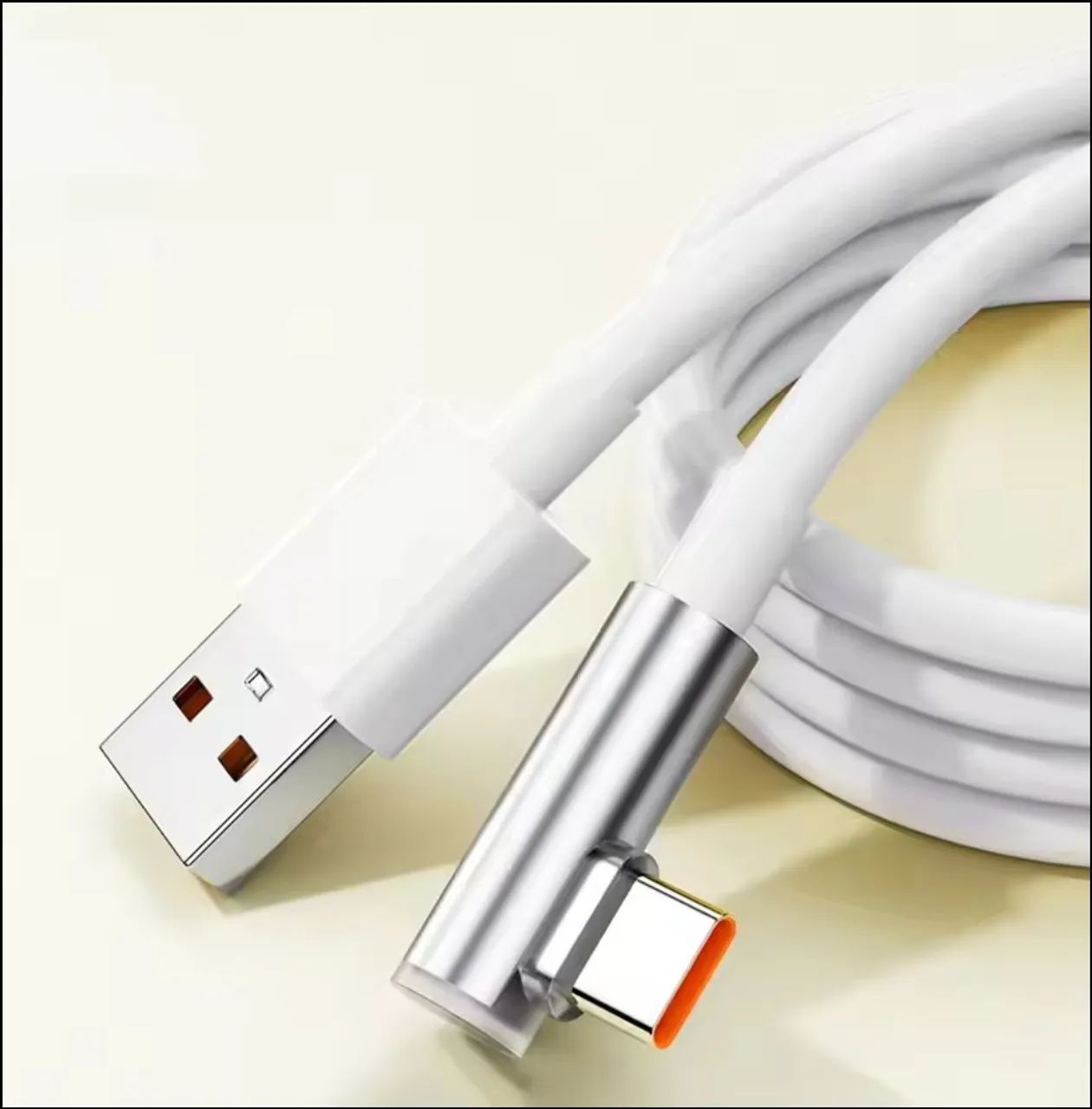 CABO TURBO XIAOMI 1.8METRO ORIGINAL EM 90GRAUs