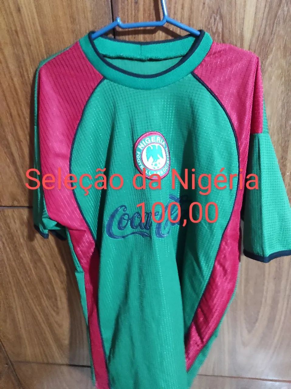 Camisa Seleção da Nigéria/Real Madrid e La Coruna 