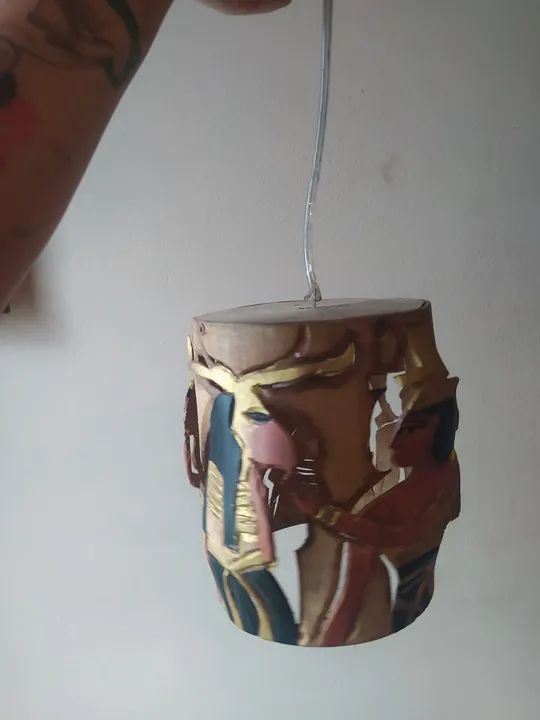 Lustre Egípcio em PVC - Foto 2