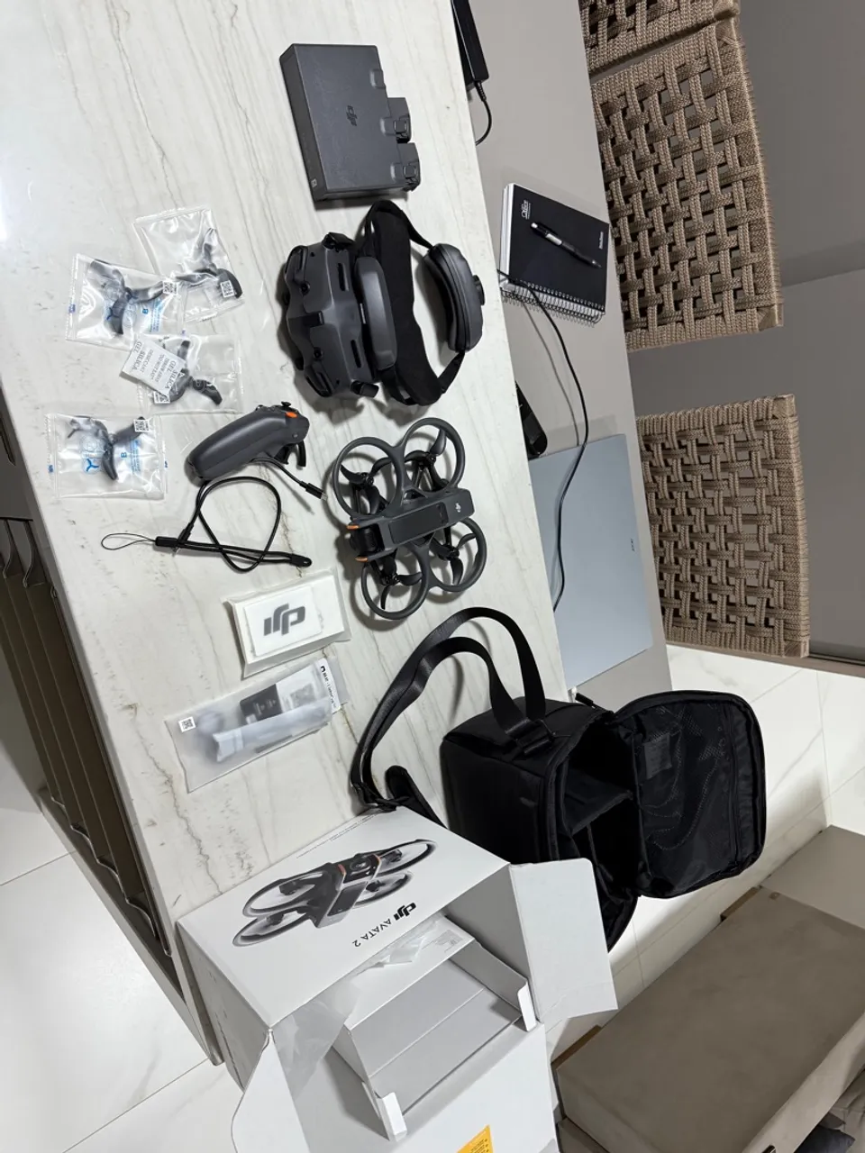DJI Avata 2 Fly More Combo - Completo e impecável!