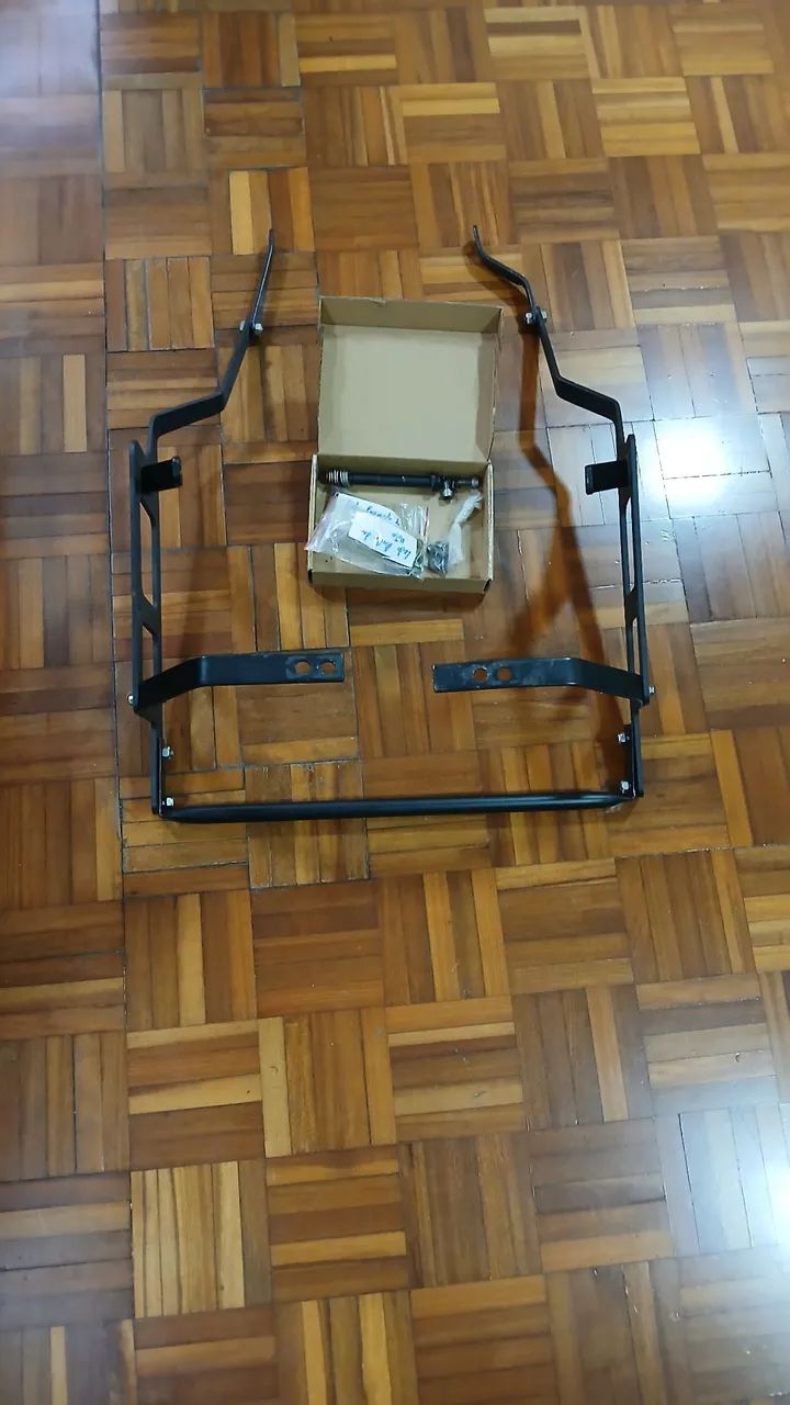 Suporte de baú lateral yamaha tenere 250cc ano 2011 ao 2015 - Foto 4