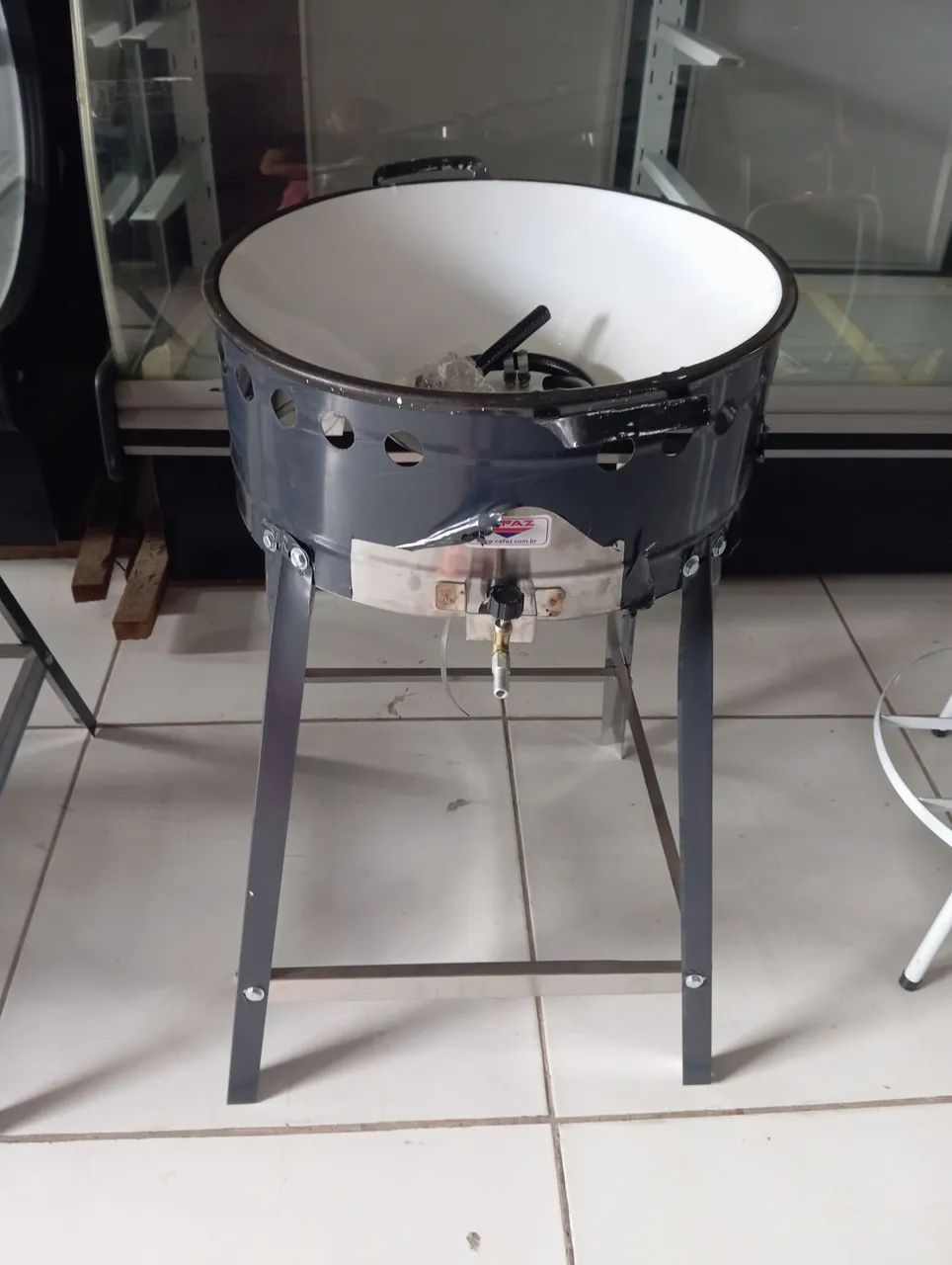 Tacho Esmaltado 18 Litros A Gás CEFAZ