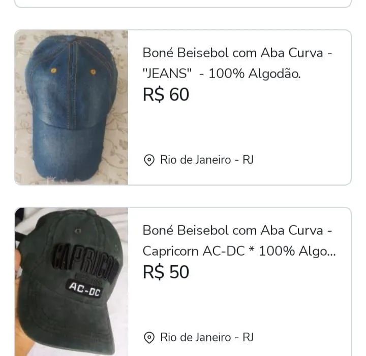 Bonés Diversos - NOVOS - Valor unitário* Ver disponibilidade** - Foto 2