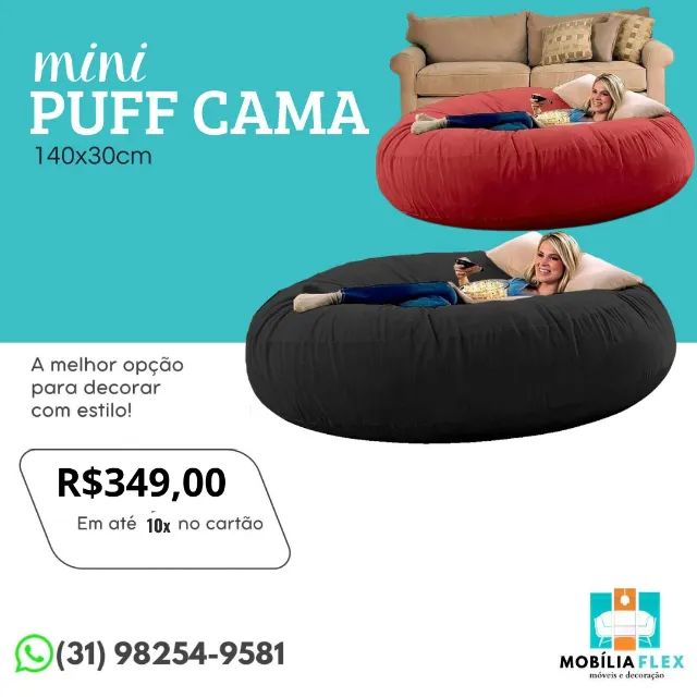 Mini Puff Cama 140x30cm - Foto 2
