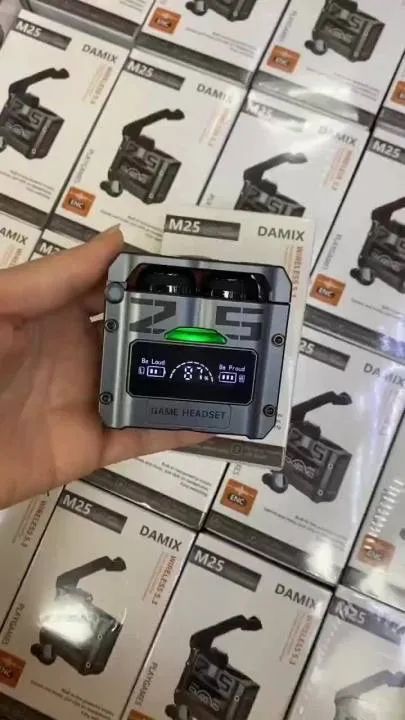 TWS-M25 Wireless Bluetooth Headphones with Microphone and Portable Charger New64252695953281124