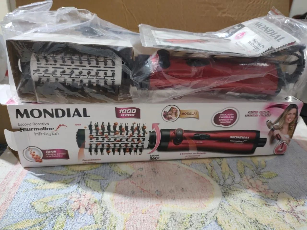 ESCOVA ELÉTRICA DE CABELO MONDIAL 