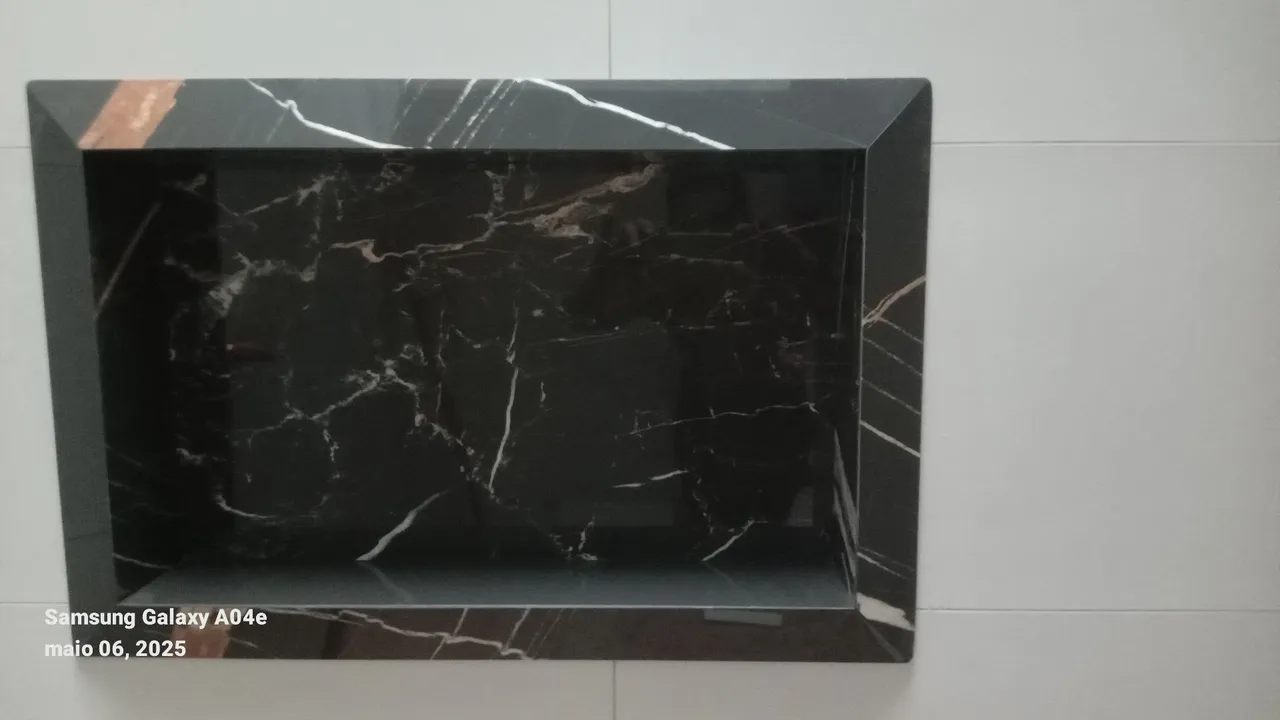 Nicho esculpido em porcelanato para banheiro WhatsApp *