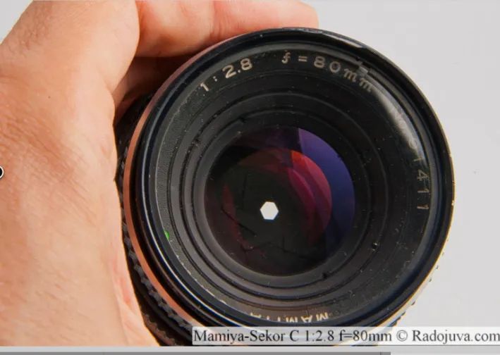 MAMYA-SEKOR C   1:2.8  f= 80mm No. 121313 - Foto 5