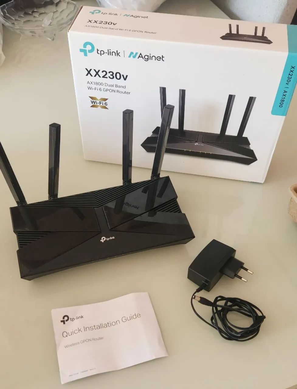 Roteador TP-Link AX1800 Dual Band Wi-Fi 6 GPON XX230v