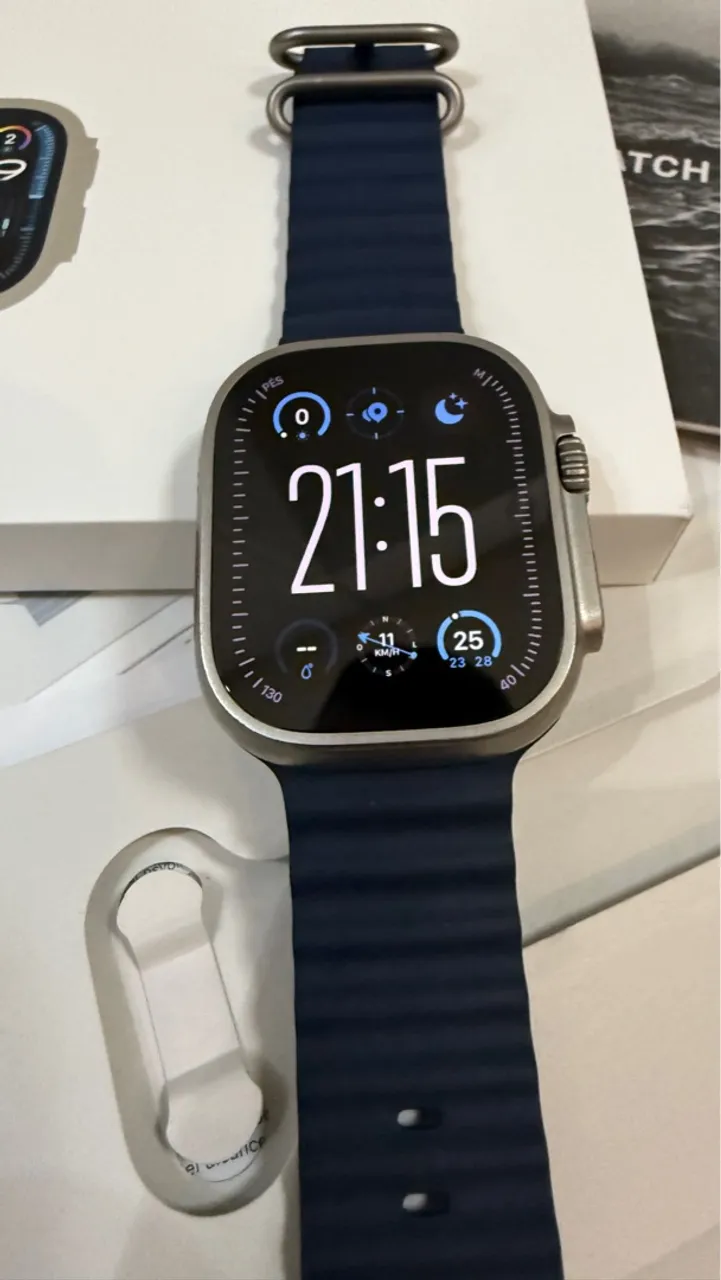 Apple Watch Ultra 2 bateria 100% na garantia .