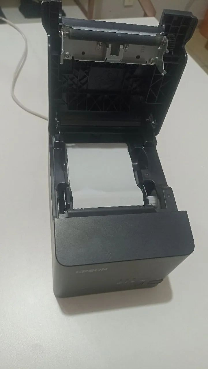Impressora térmica Epson TM-t20 X Serial USB cupom eletrônico NFC-e  - Foto 4