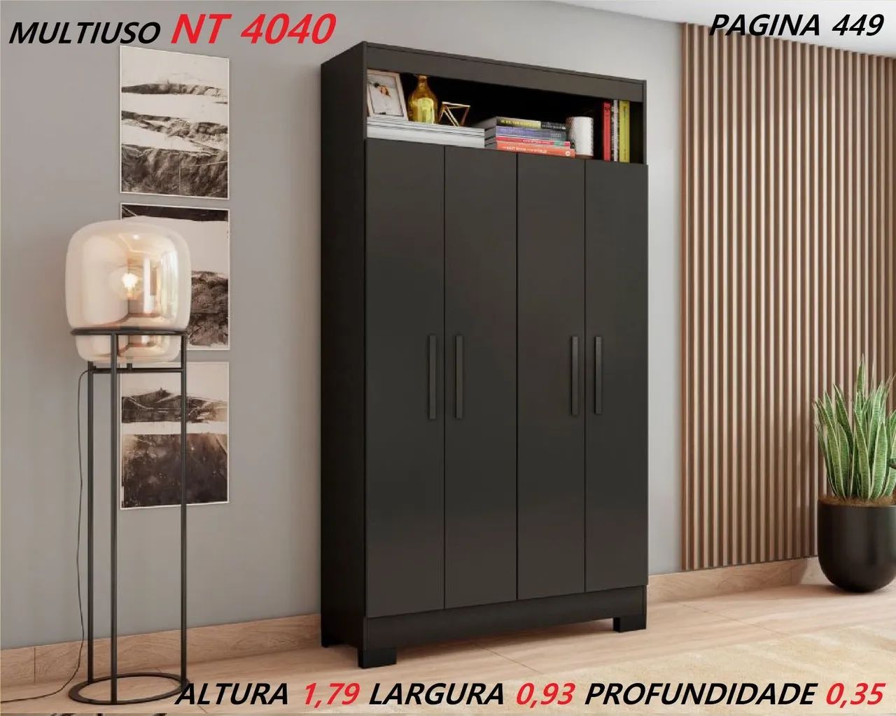 Multiuso 4 portas super espaçoso 