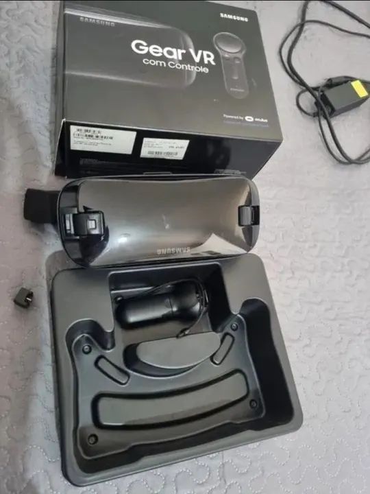 Óculos gear VR original - 3D App Android ativo - Samsung - Foto 5