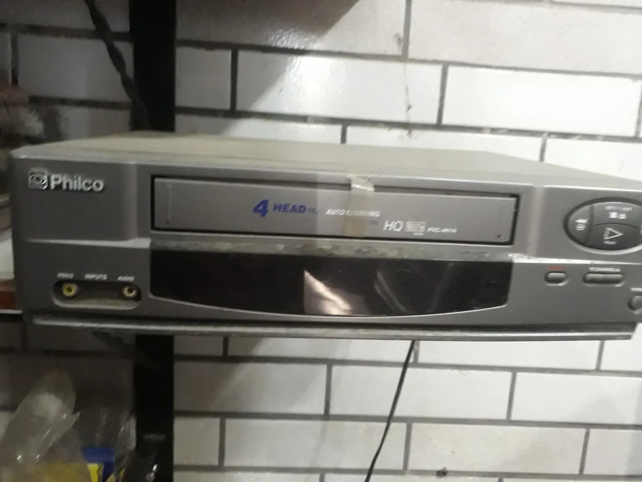 Vídeo Cassete Philco 4 Cabeças