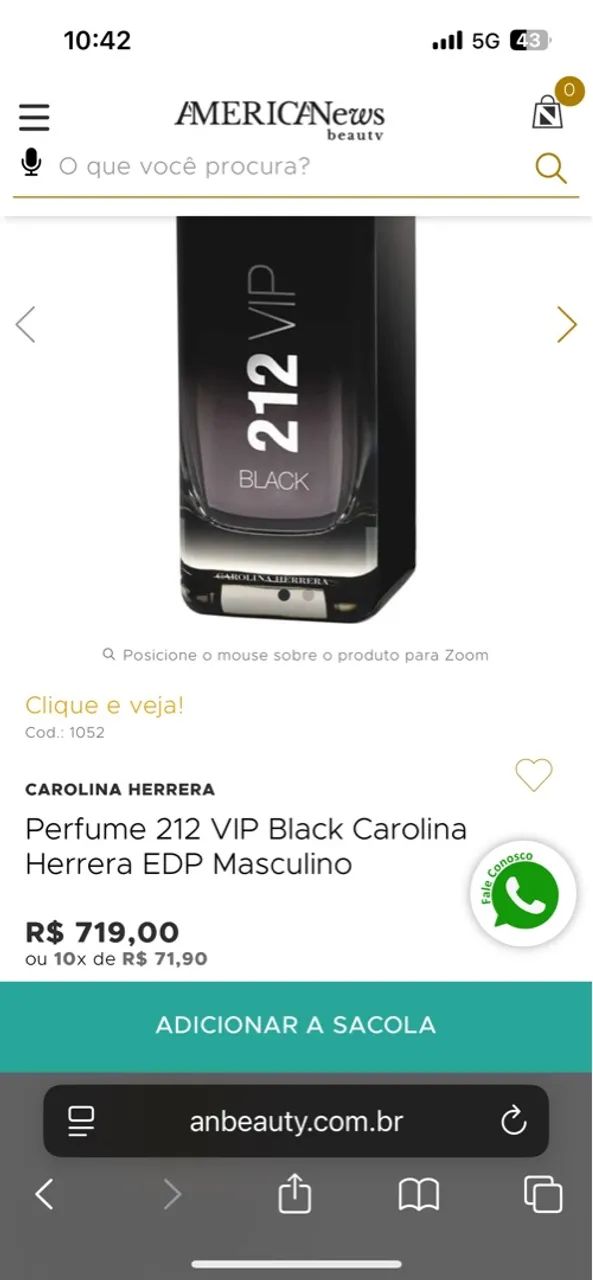 Perfume 212 VIP Black NYC 100ml ORIGINAL - Foto 4