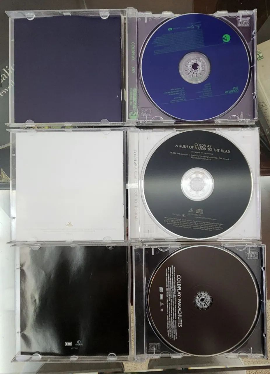 Combo lote cds COLDPLAY  03 PRIMEIROS DISCOS - Foto 2