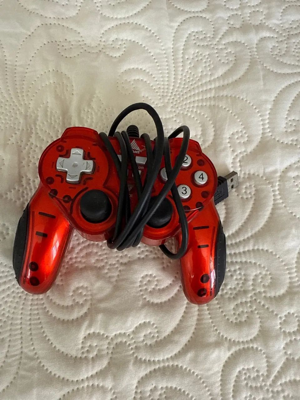 Controle de PC Vermelho com Fio USB - Foto 2