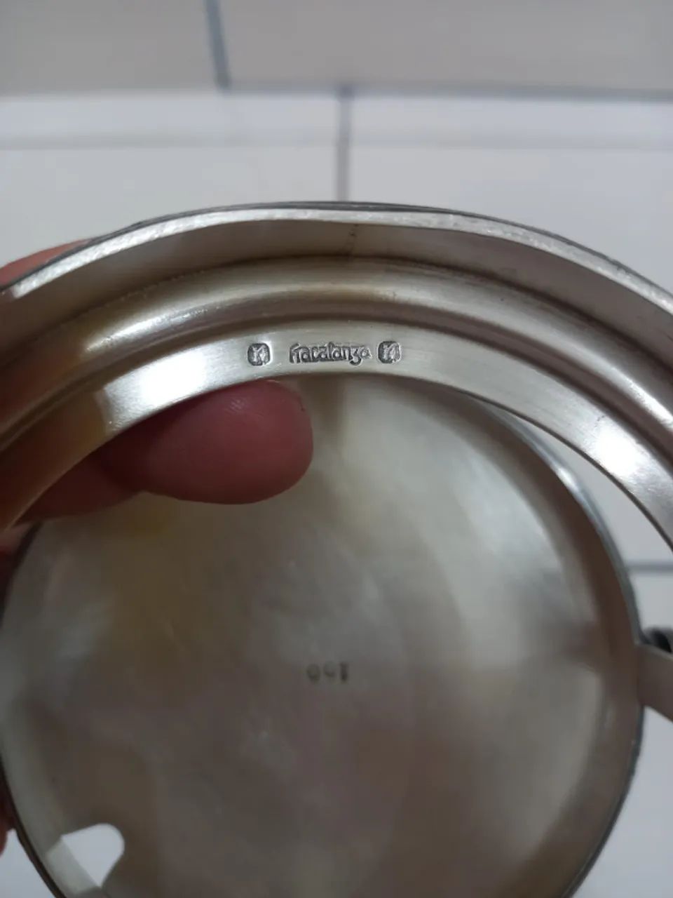 Açucareiro antigo prata 100 Fracalanza - Foto 4