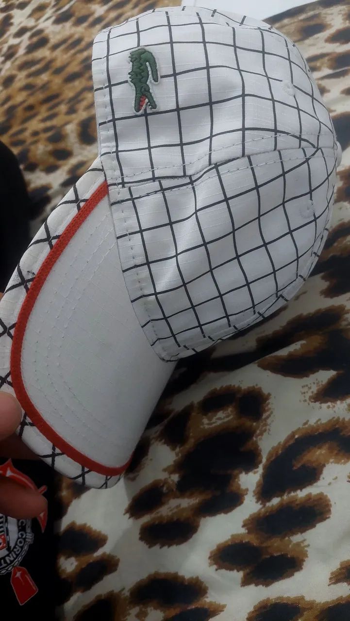 Boné Lacoste xadrez Andy  - Foto 4