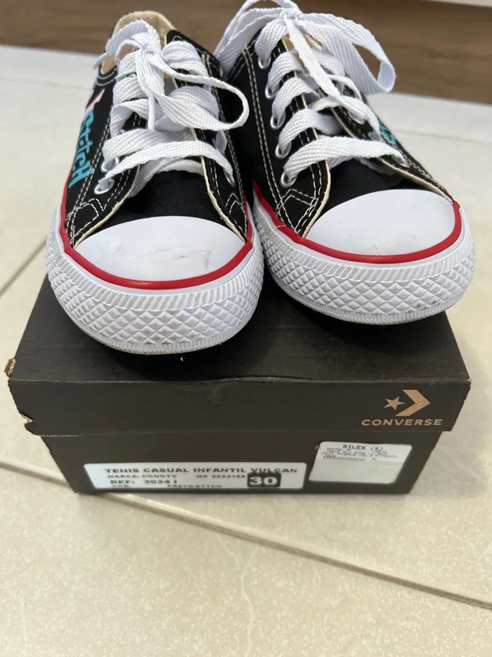 Tênis Converse Infantil Stitch - Foto 3
