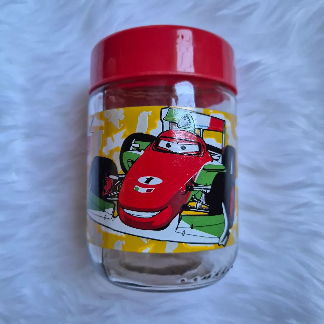 Pote com tampa Carros - Disney Pixar - Foto 3