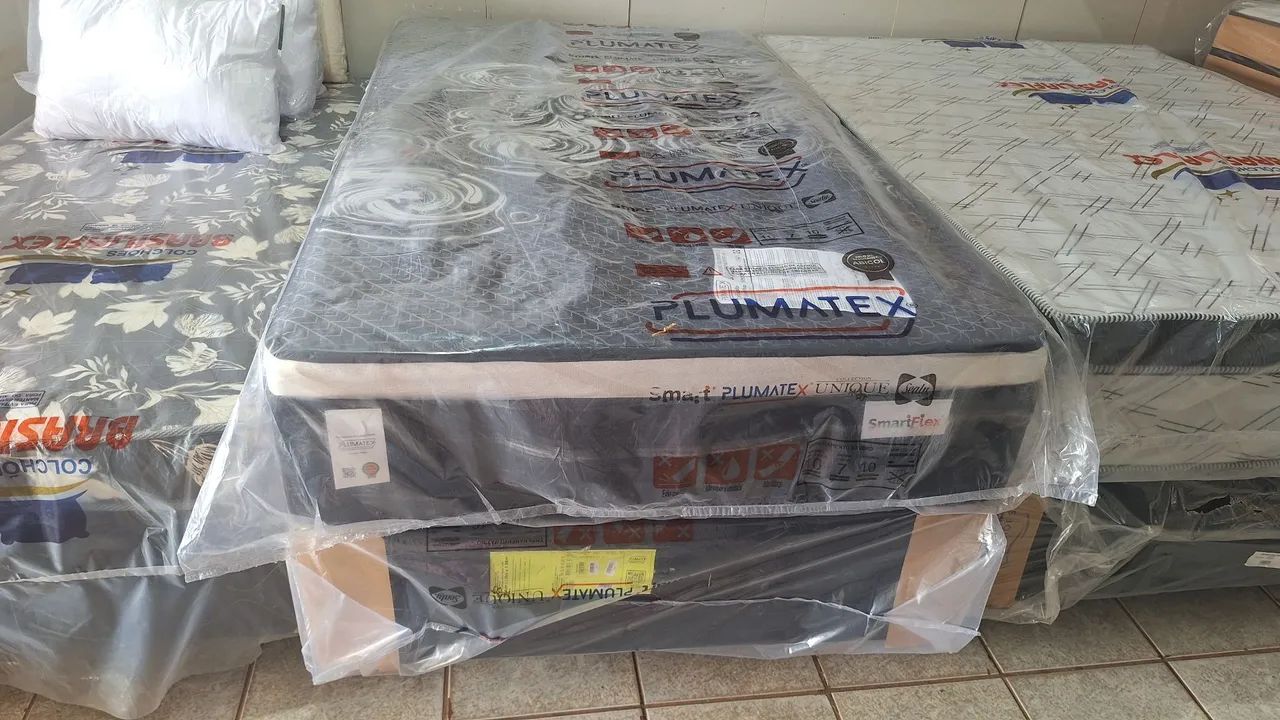 Cama de solteiro molas ensacadas 