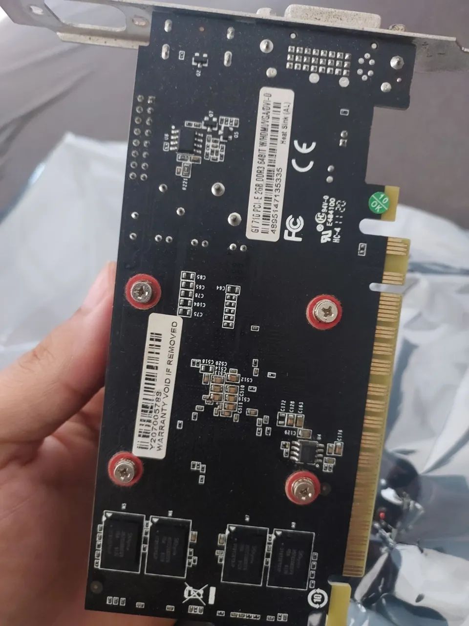 Placa de Vídeo GT 710 2GB DDR3 - Funcionando perfeitamente!