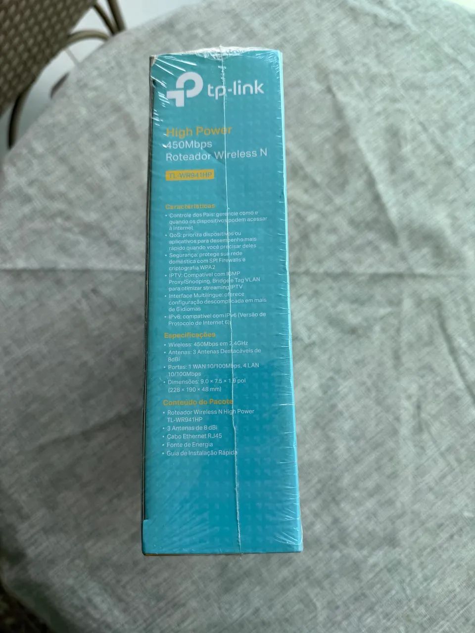 Roteador TpLink High Power 3 Antenas 8dbi 450mbps - Foto 3
