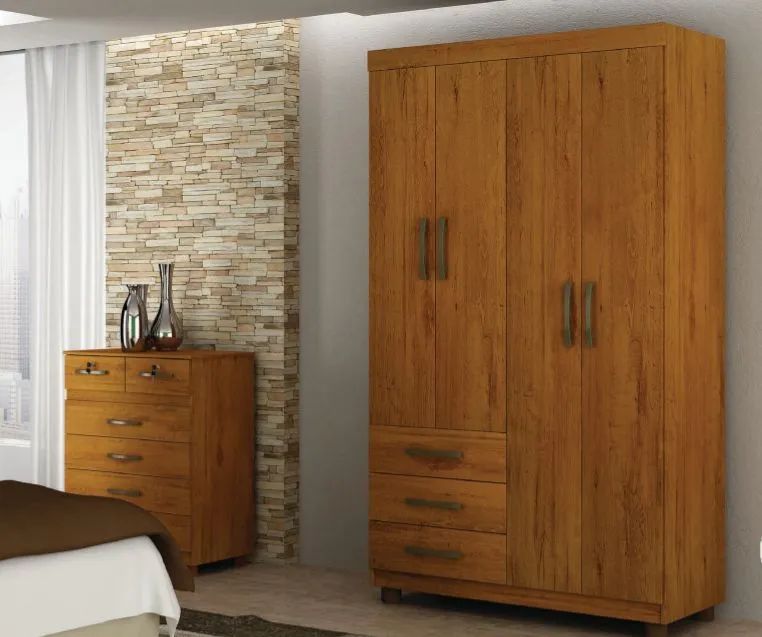 Guarda-Roupa Cidy MDF! Pronta Entrega!