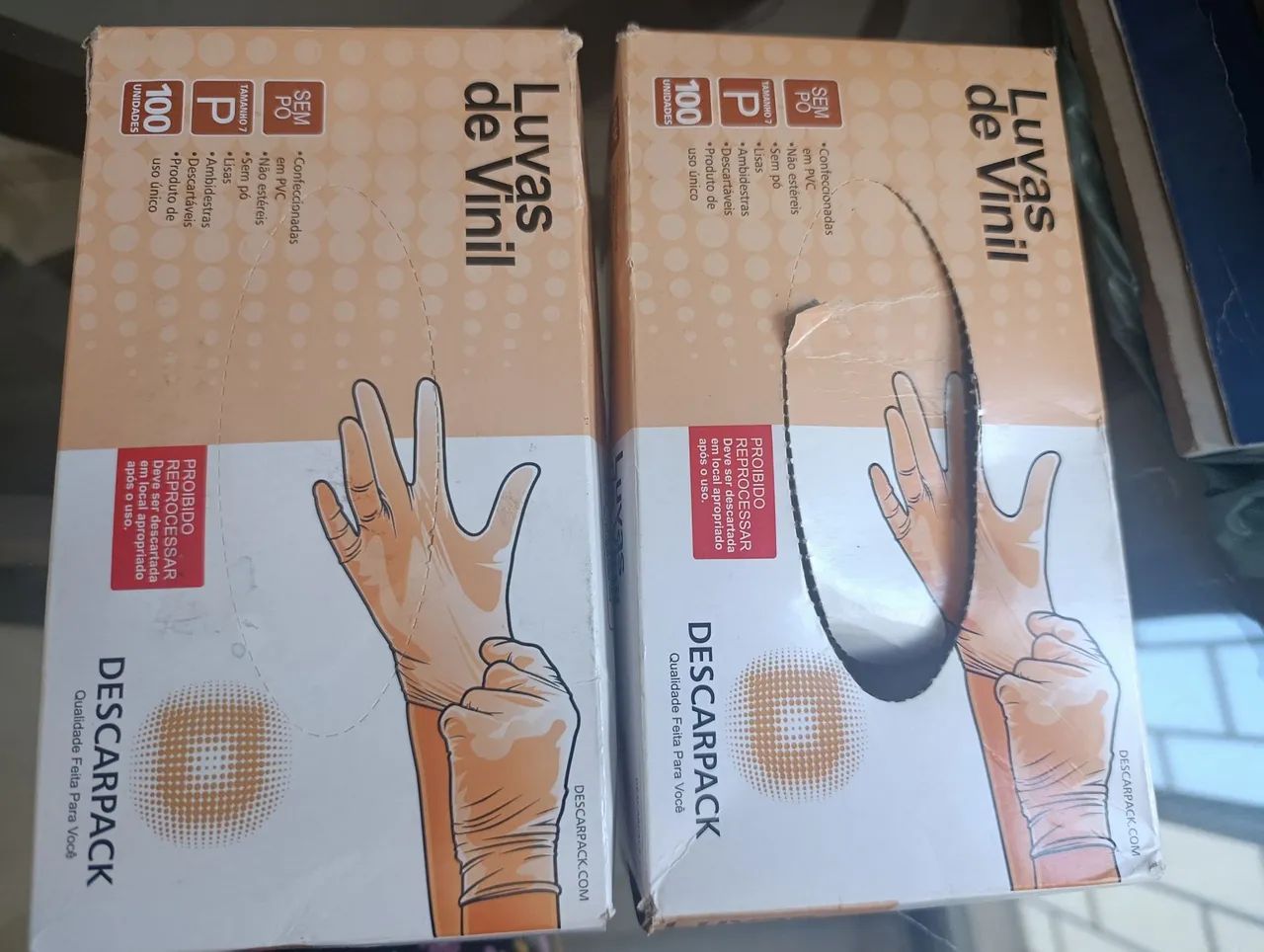 Luvas tamanho p fechada 