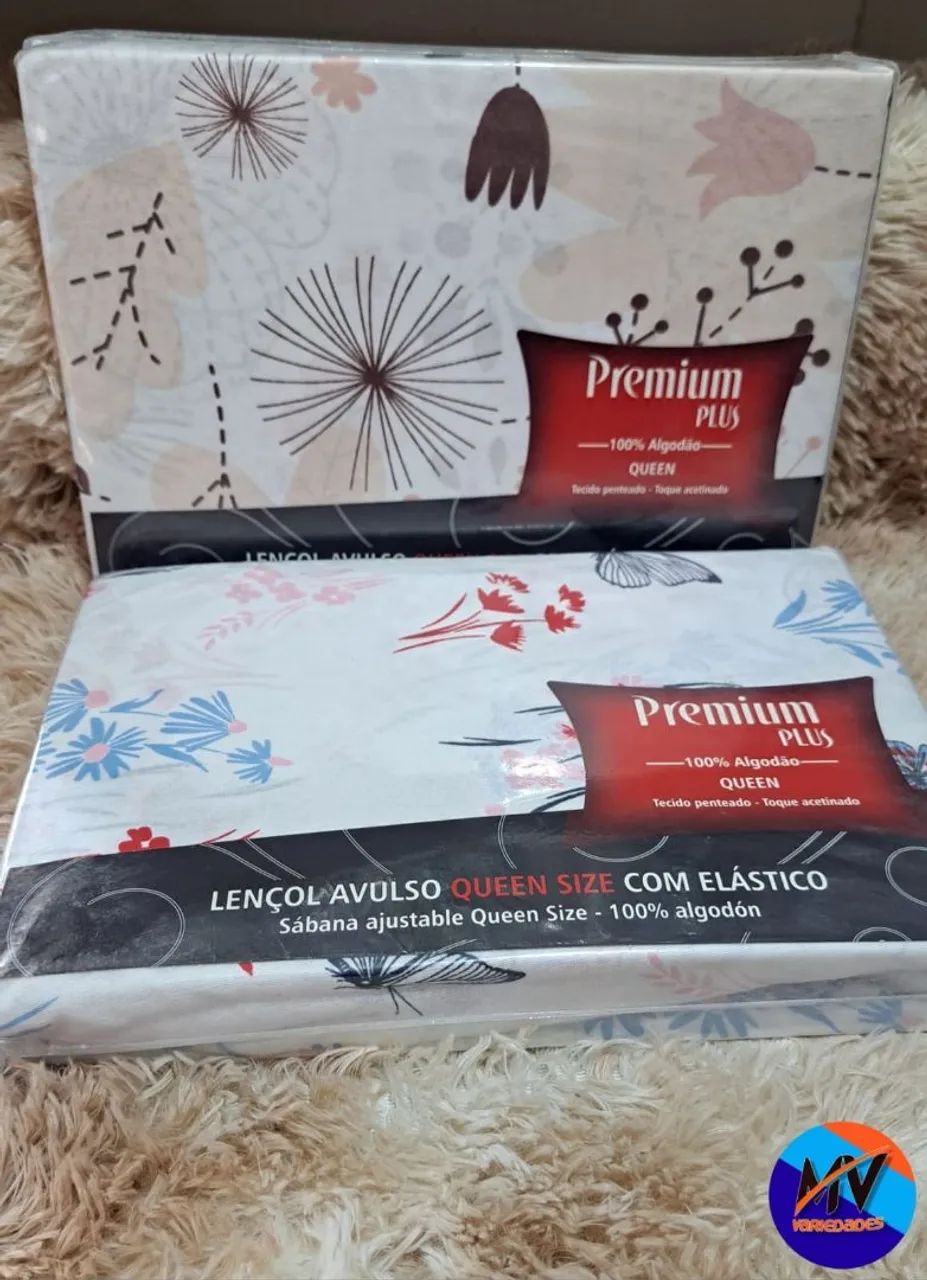 Lençol avulso com elástico 100% algodão  - Foto 2