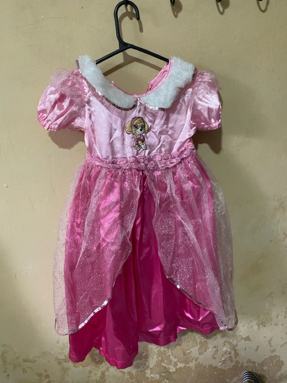 Fantasia Skye Patrulha Canina Rosa