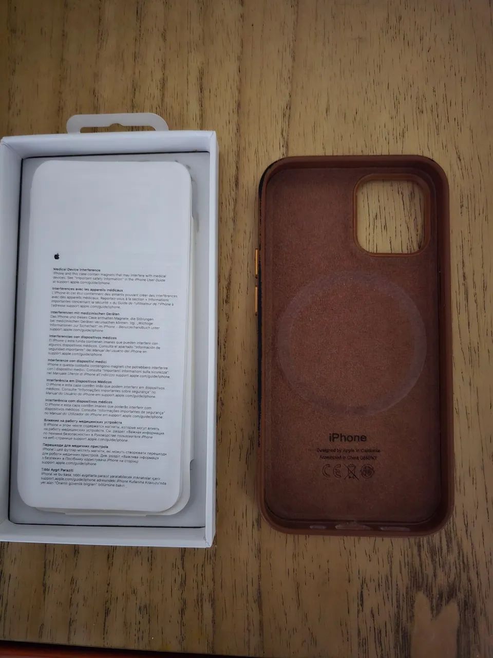 Capa marrom original para iphone 12 mini - Foto 3