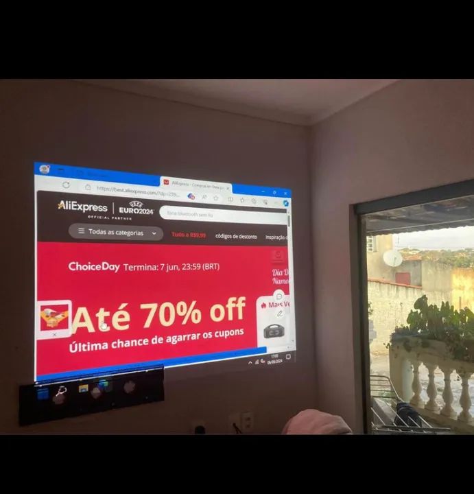 Projetor Benq * pouco uso * lâmpada nova  - Foto 3