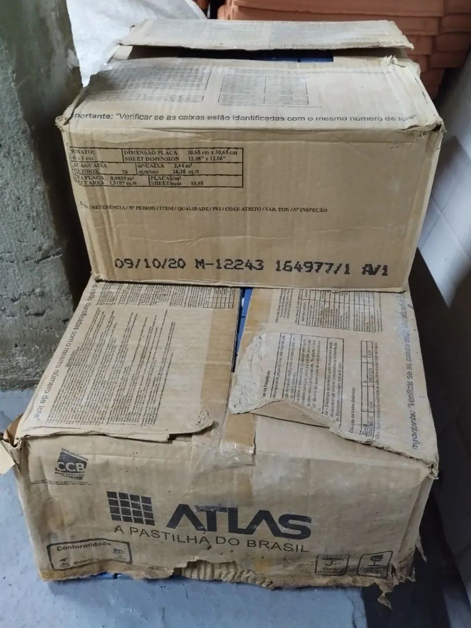 Pastilhas azul piscina Atlas. Caixa nova. - Foto 4