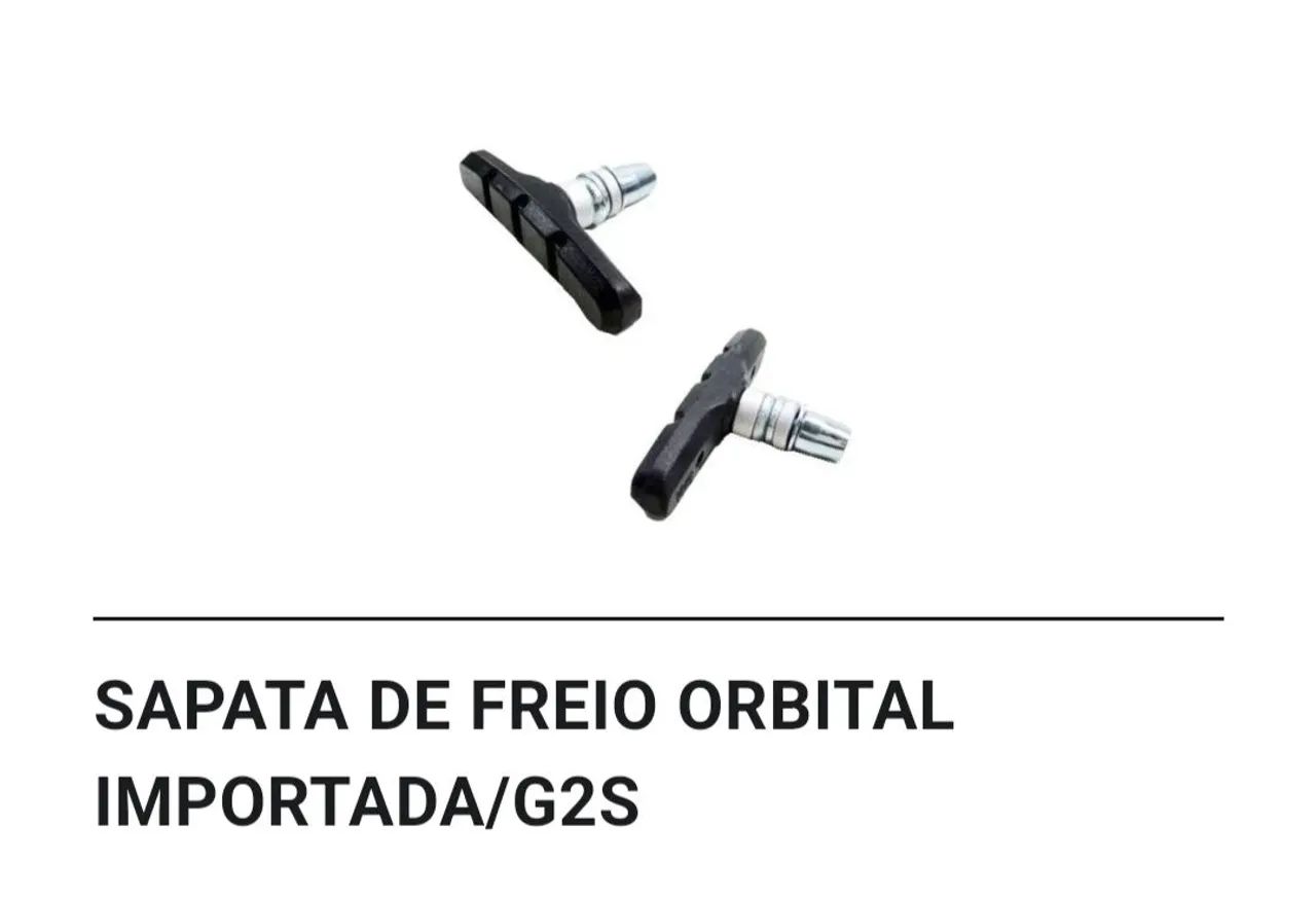 Par de Pastilhas de Freio Orbital G2S kit 50 peças